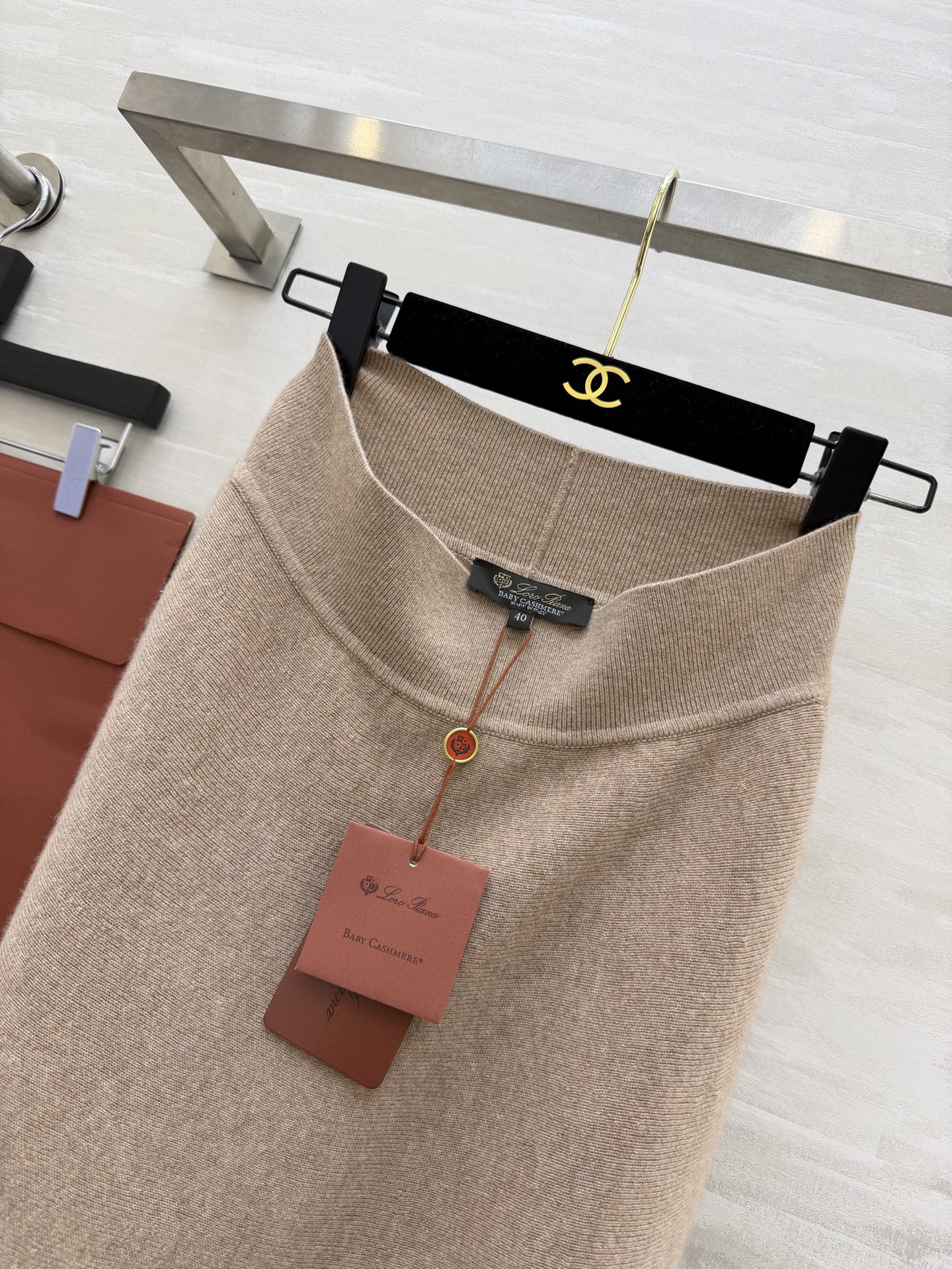 #Loro piana♡²⁶ssS 胶囊系列 提花针织纯色羊绒半裙 高品质定制 现货首发size：S/M