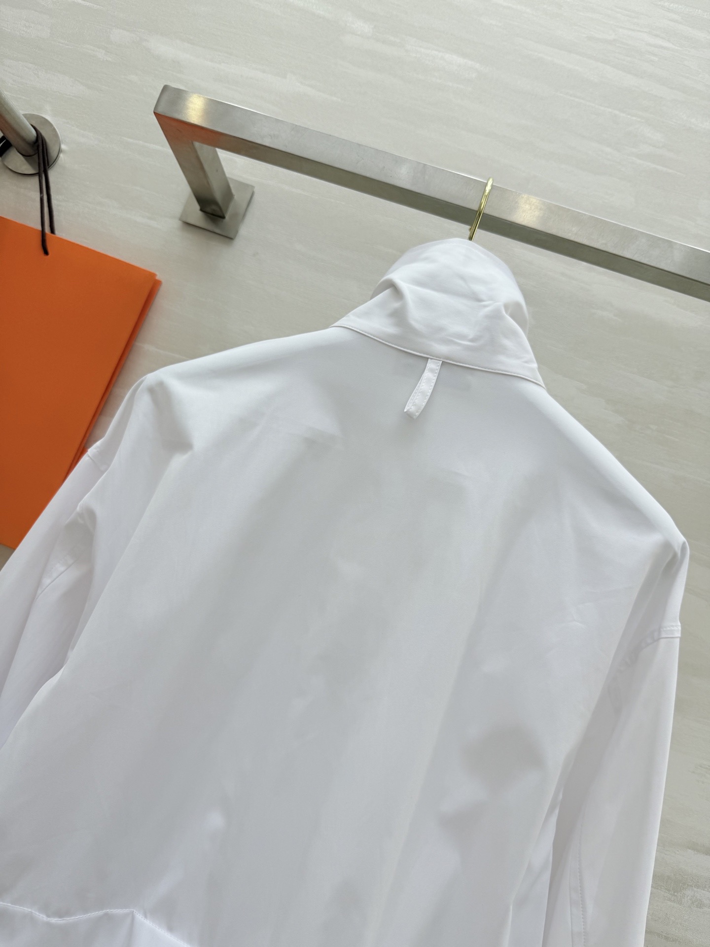 #Herme♡新款 丝绸棉衬衣裙 高品质定制 现货首发size：S/M/L（s码肩宽：50，胸围：104