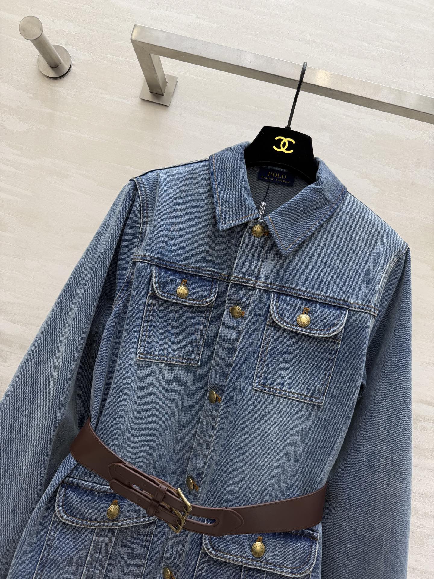 POLO Ralph Lauren²⁶新款牛仔外套 做旧水洗蓝自带复古滤镜 多口袋+金属扣细节拉满 再定