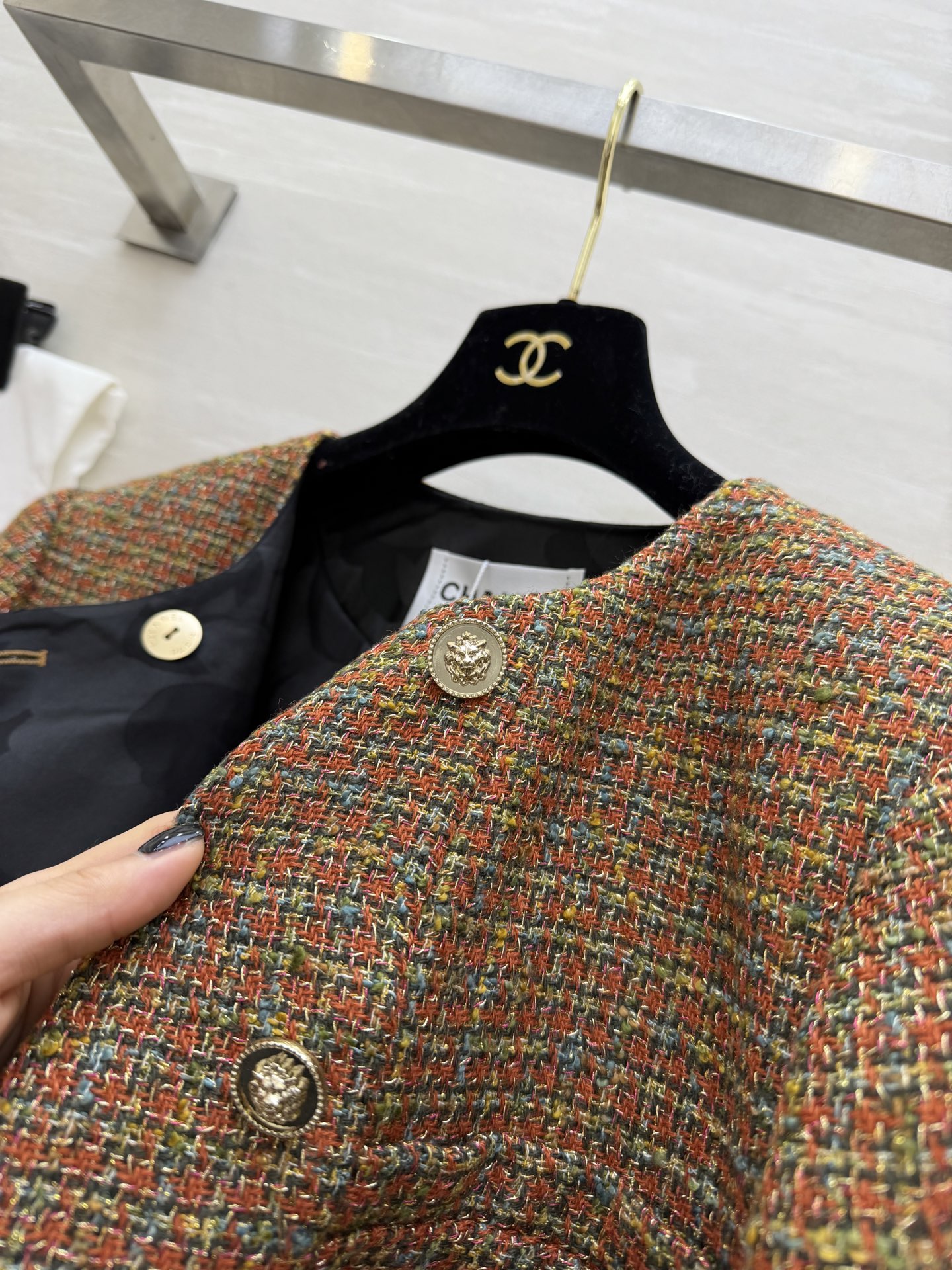 #Chane♡²⁶新款焦糖混色粗花呢外套 细腻又有层次 经典圆领+双排金扣 优雅永不过时 高品质定制 现