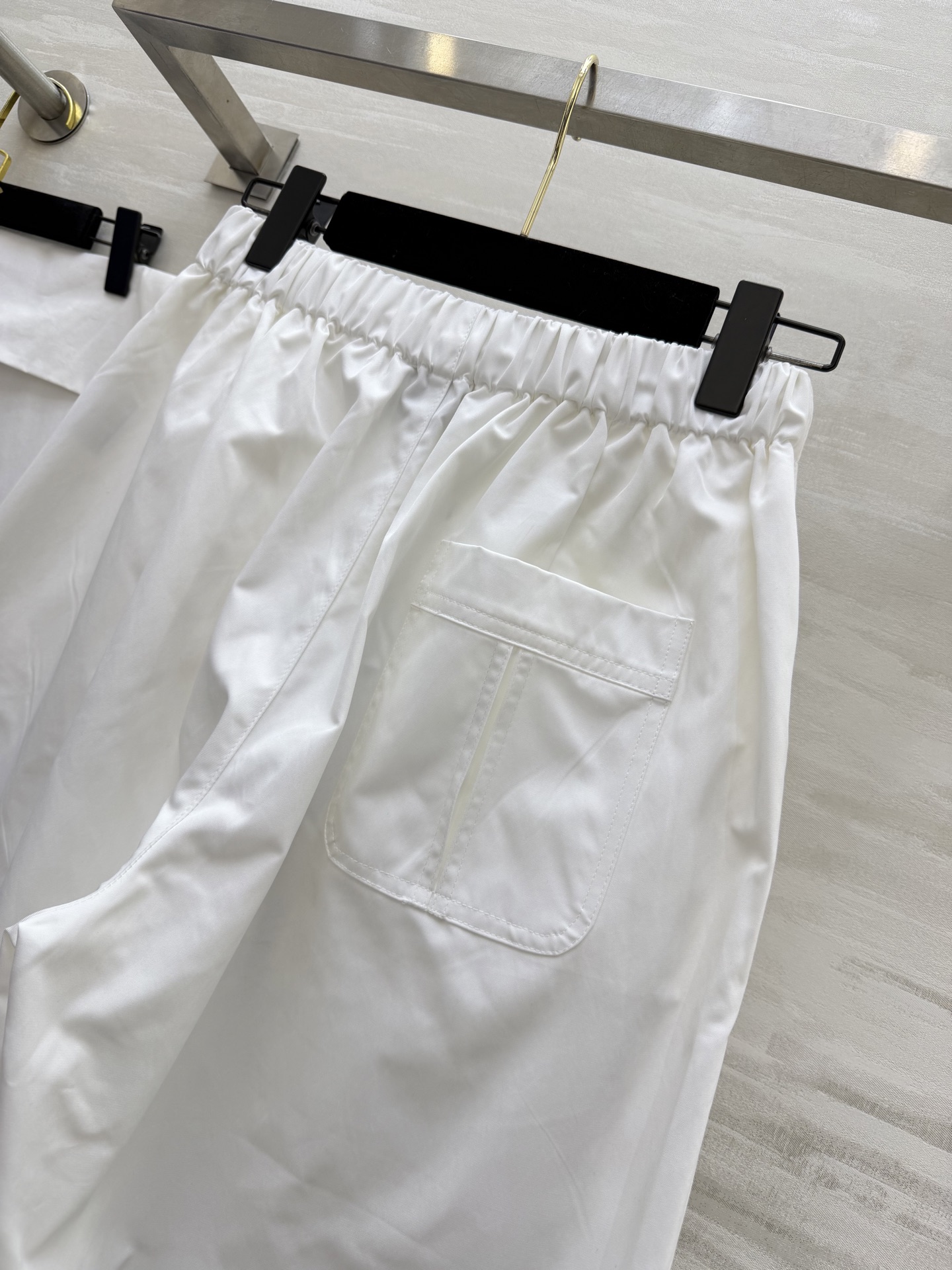 #Chane♡²⁶春夏新款 中古系列抽绳弹力阔腿裤 高品质定制 现货首发size：36/38/40（36