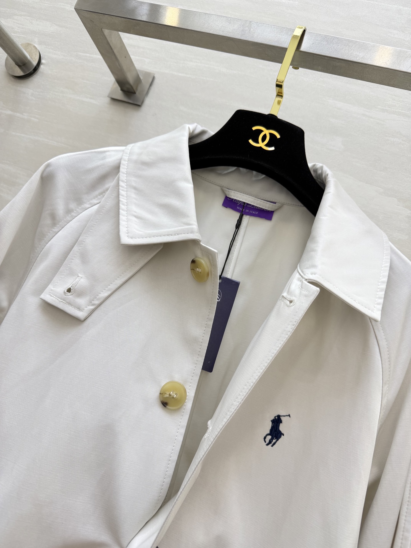 #Ralph Lauren²⁶经典款风衣 永不过时的美式休闲 RL紫标短款风衣真的是王炸单品！三色可选：
