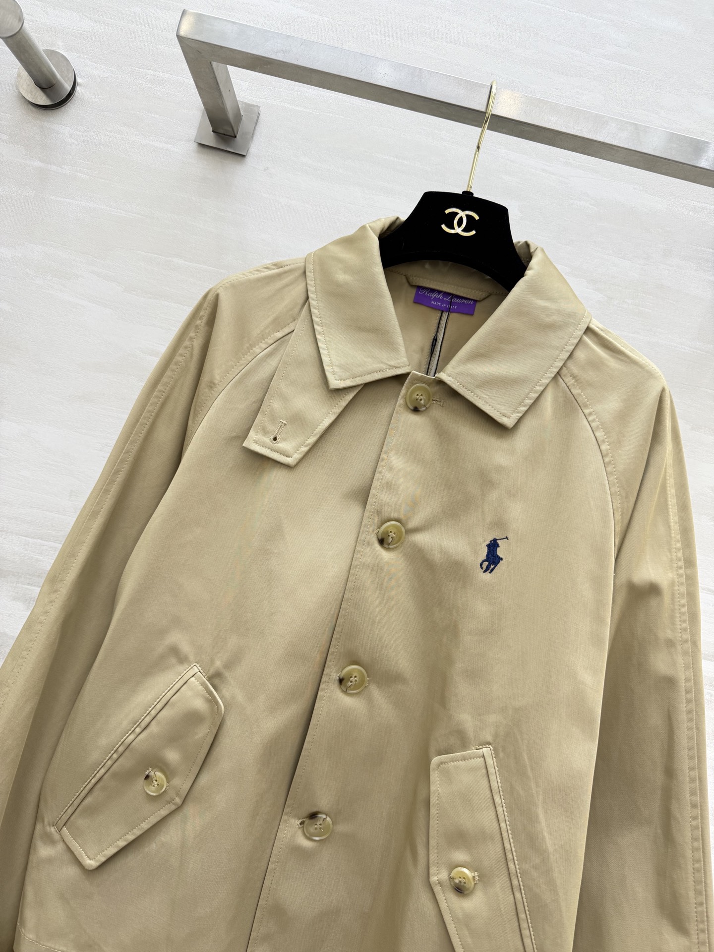 #Ralph Lauren²⁶经典款风衣 永不过时的美式休闲 RL紫标短款风衣真的是王炸单品！三色可选：