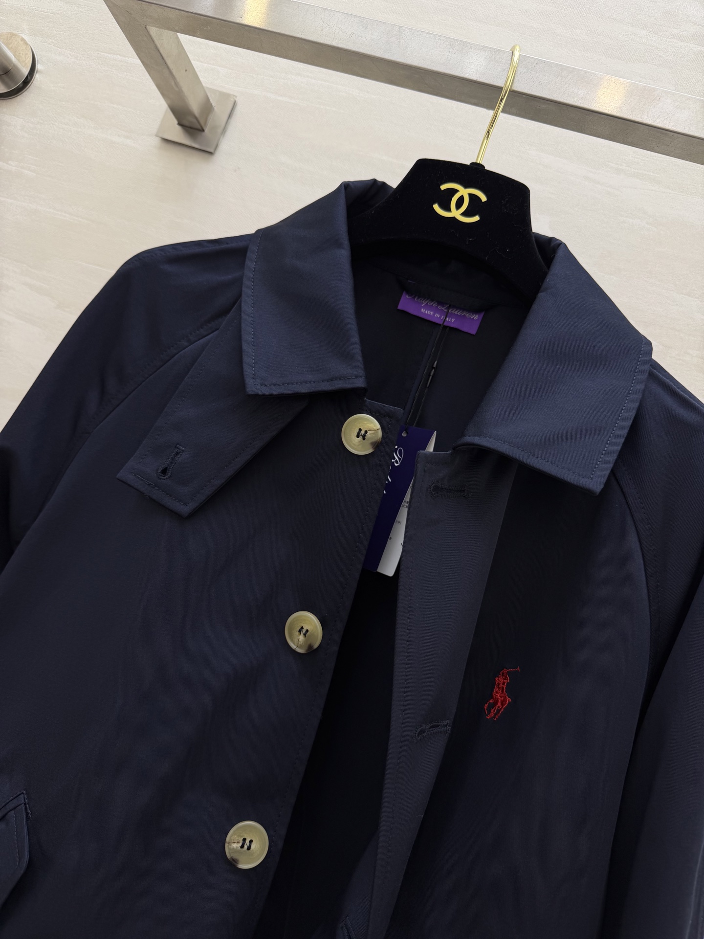 #Ralph Lauren²⁶经典款风衣 永不过时的美式休闲 RL紫标短款风衣真的是王炸单品！三色可选：