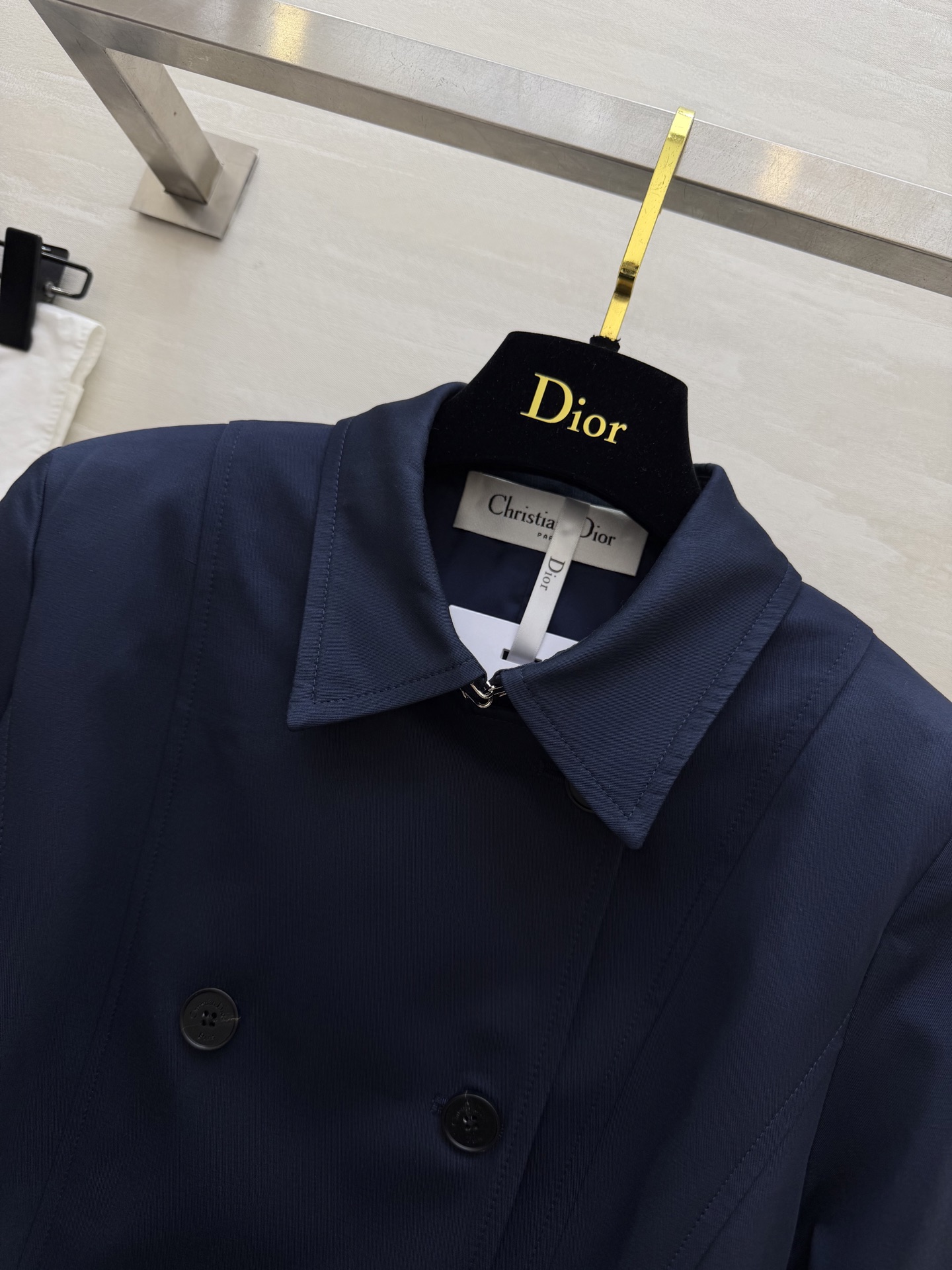 #Dio♡²⁶收腰荷叶摆风衣外套 法式优雅气质 双排扣剪裁气场拉满 腰带收腰显瘦藏肉 荷叶边下摆增添柔美