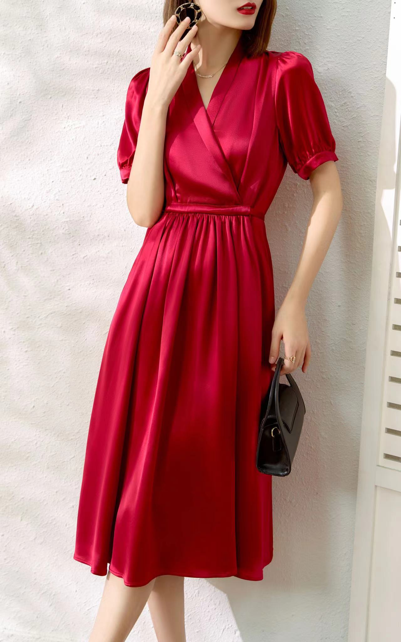 How to find replica Shop
 Chanel Clothing Dresses Black Burgundy Champagne Color Pink Red White Silk