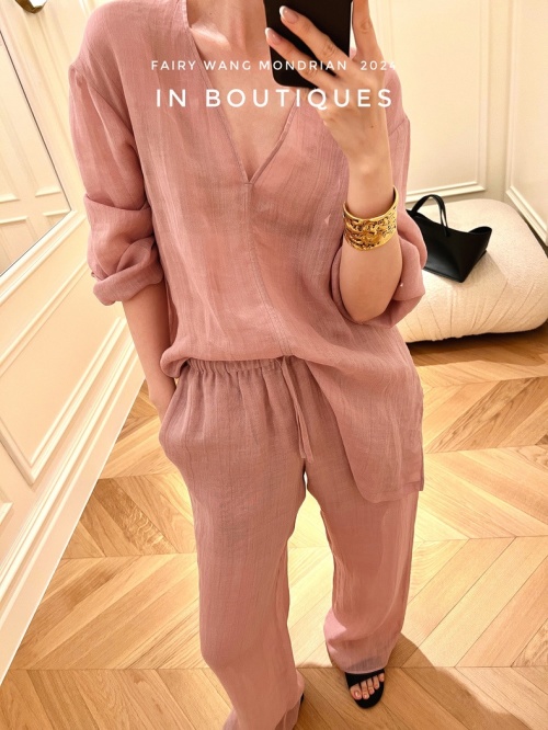 Women's Two-Piece Linen Set: Comfortable, Stylish, and Versatile Outfit 1 Women's Two-Piece Linen Set: Comfortable, Stylish, and Versatile Outfit