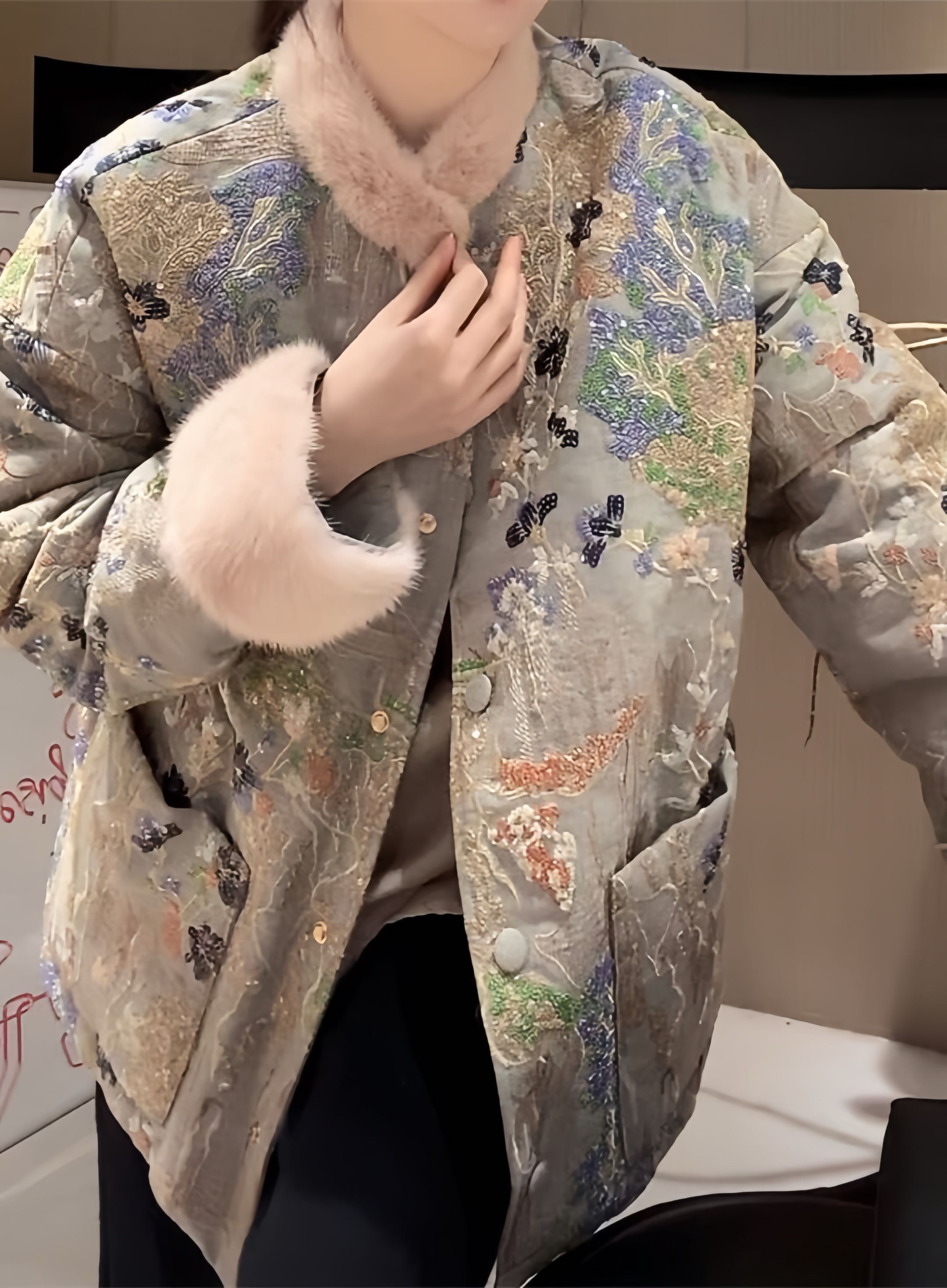 High-End Custom-Made Women’s Suit Unveiled from Dust Bag with Special Bomb Detail - 图片 6