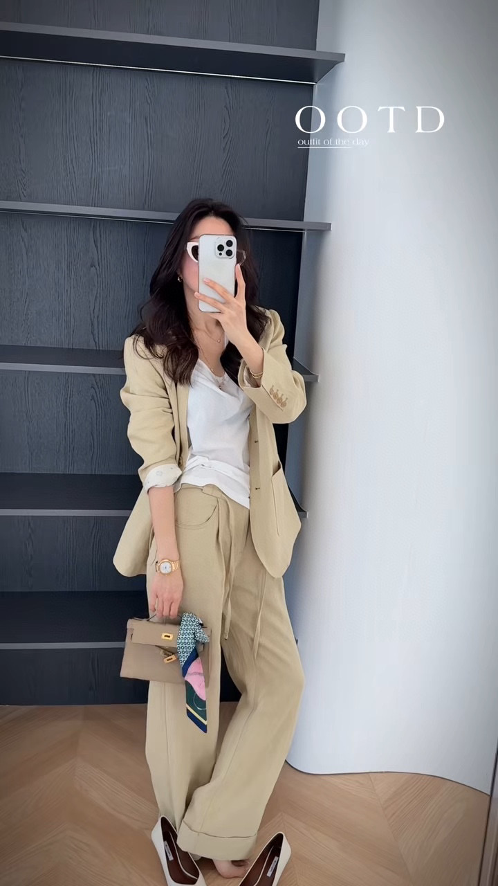 “High-Quality Women’s Suit with Classic Design for Long-Legged Look” - 图片 7
