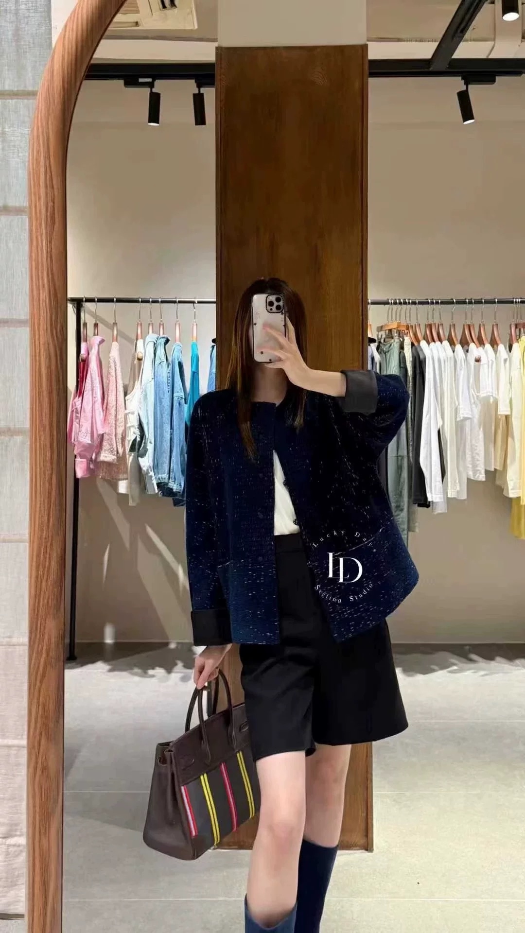 Elegant Tweed Jacket, Classic Chanel Style, Versatile and Stylish Outerwear