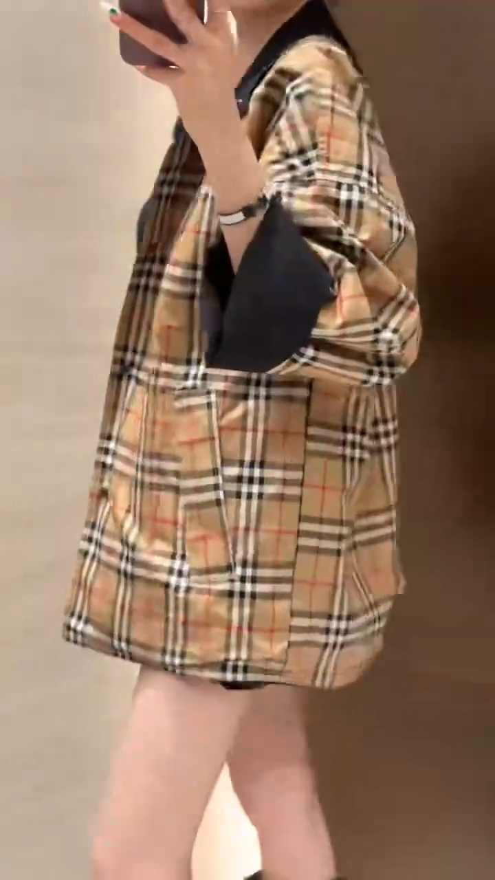Women's Reversible Plaid Windbreaker Jacket with Pockets 5 i1757429932782 3015 0 5
