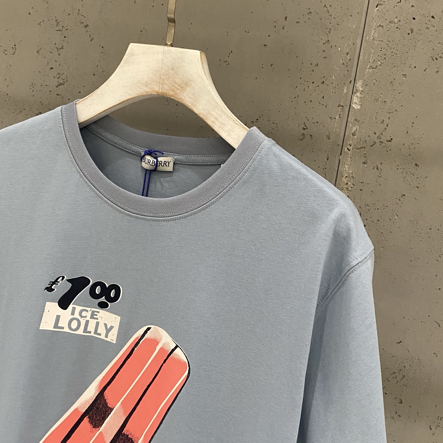 Футболка с принтом мороженое, сезон 2026 Burberry