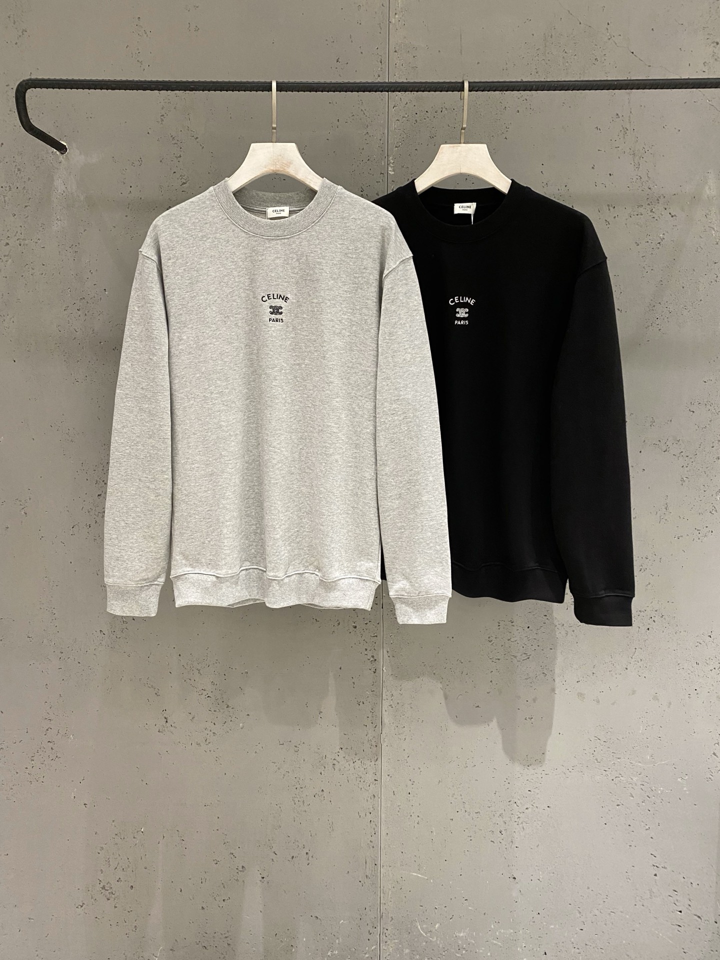 Celine Logo Crew Neck Sweatshirt
