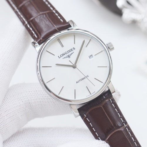 Longines Men's Watch with Automatic Movement and Leather Strap - Diameter 40mm 12 Longines Men's Watch with Automatic Movement and Leather Strap - Diameter 40mm