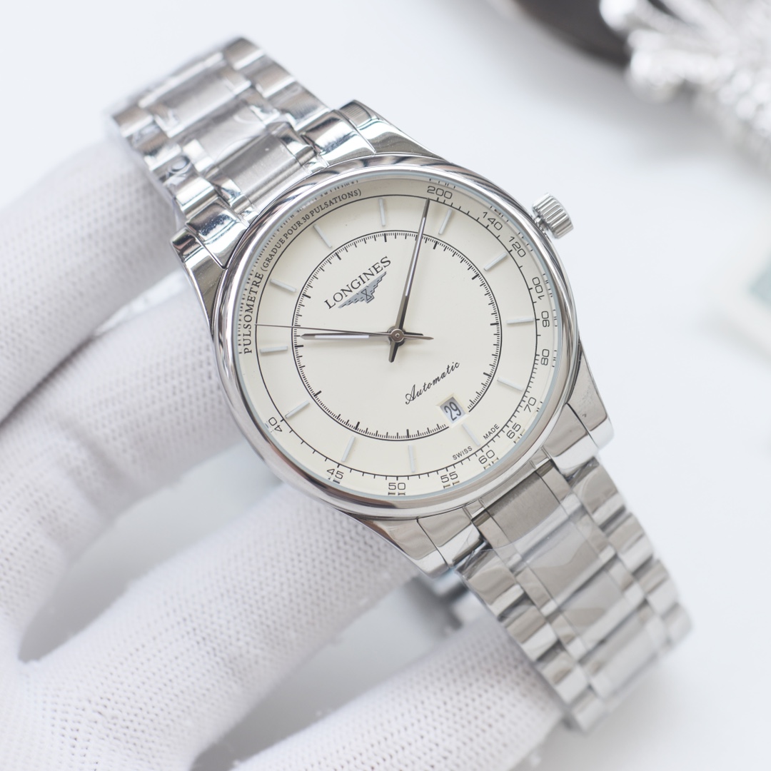 Longines Montre Homme Automatique en Acier Inoxydable - Élégance et Précision