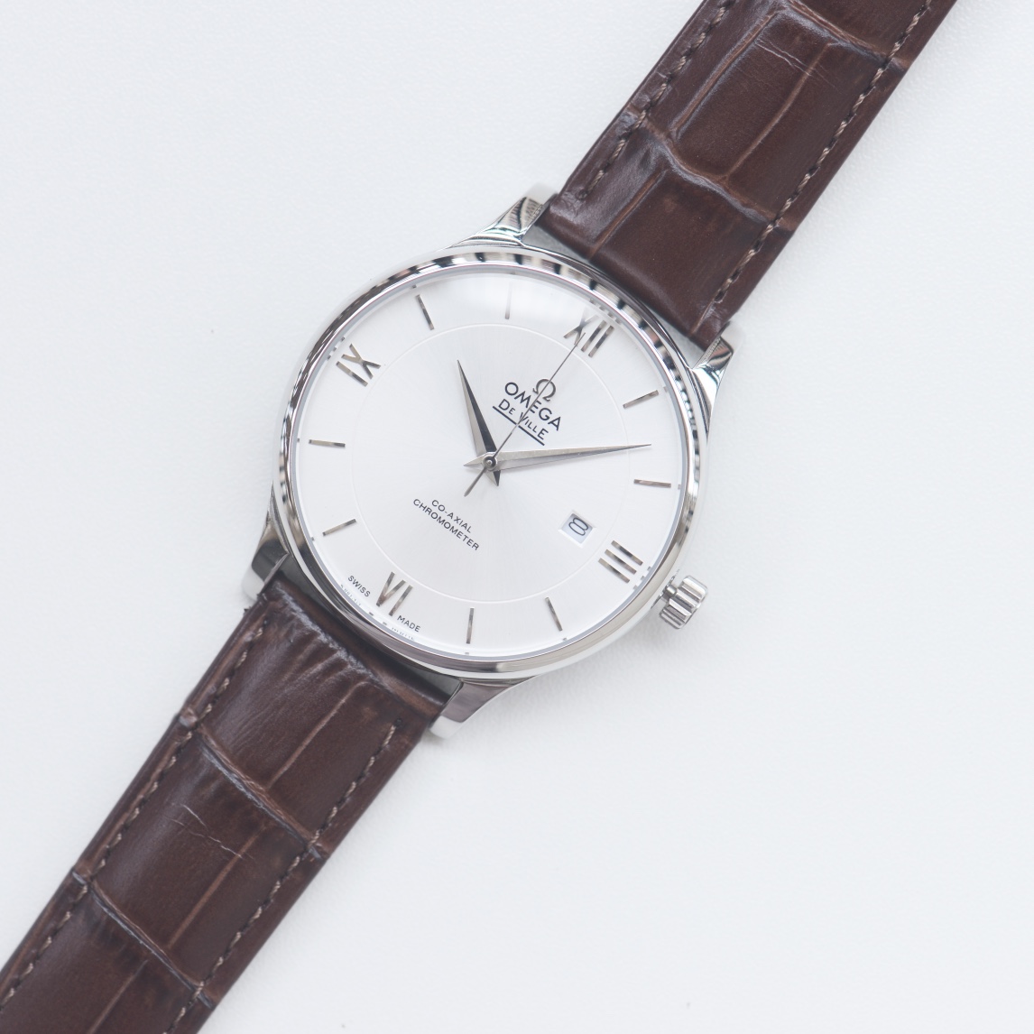 Omega De Ville Prestige Automatic Men's Watch, Two-Tone, Leather Strap 4 i1755967110 6305 0