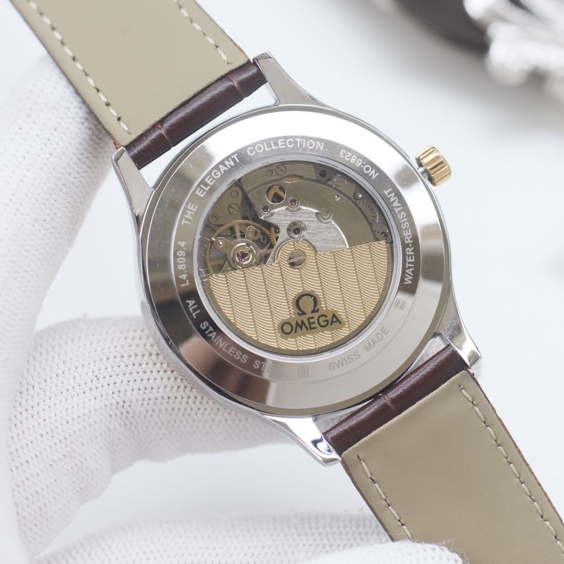 Omega De Ville Prestige Automatic Men's Watch, Two-Tone, Leather Strap 9 i1755967110 6397 6