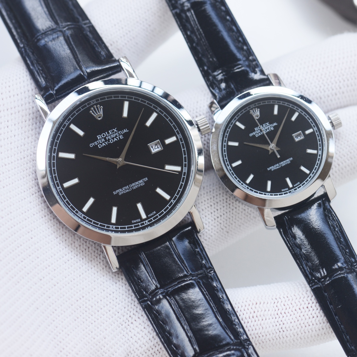 Rolex Style Couple Watches, Stainless Steel Band, Quartz Movement, Gift Set 7 i1757350407 9720 1