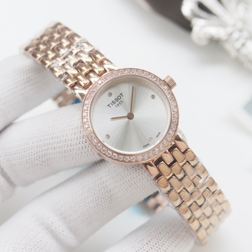 Tissot Women's Quartz Watch with Stainless Steel Strap, Rose Gold, Diamond 1 Tissot Women's Quartz Watch with Stainless Steel Strap, Rose Gold, Diamond