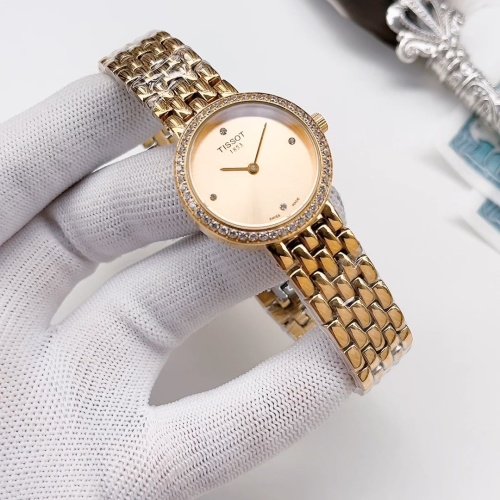 Tissot Women's Gold-Tone Stainless Steel Bracelet Watch T058.109.33.03 16 Tissot Women's Gold-Tone Stainless Steel Bracelet Watch T058.109.33.03
