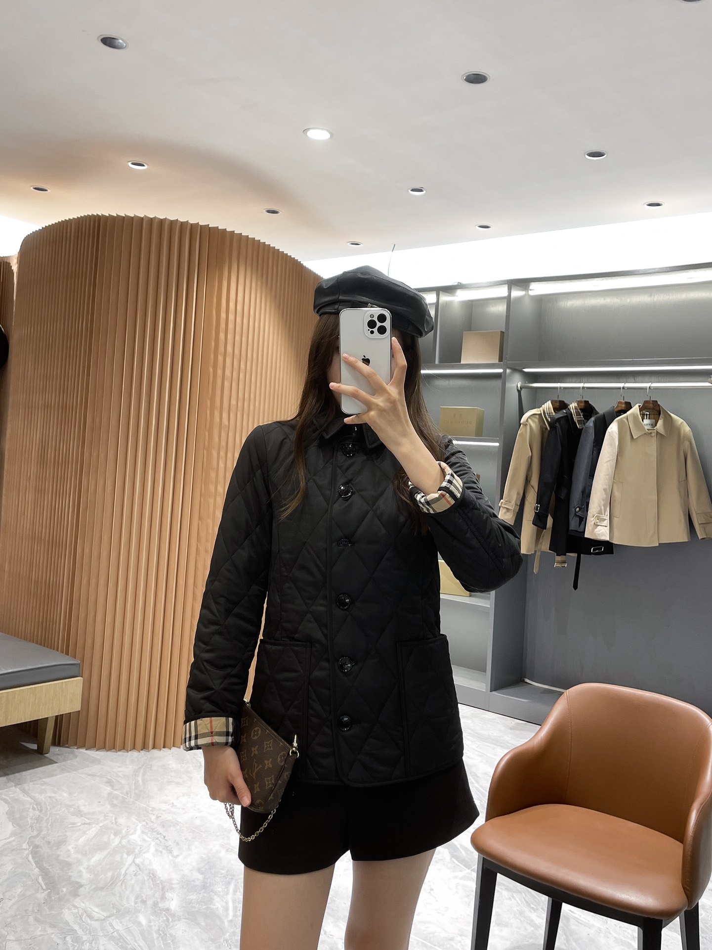 Burberry Quilted Thermoregulated Fitted Vintage Check Lining Jacket