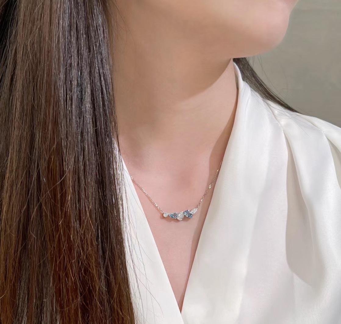 쇼메 티어드롭 페어쉐이프 다이아몬드 목걸이 69833 이미지 6