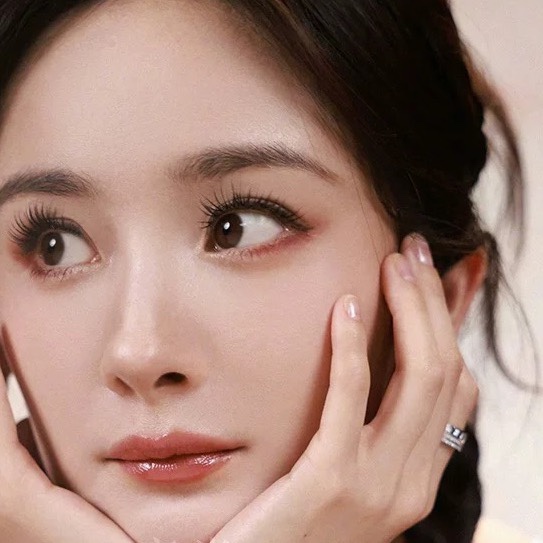부쉐론 3 줄 다이아몬드 실버 골드 도금 반지 63266 이미지 4