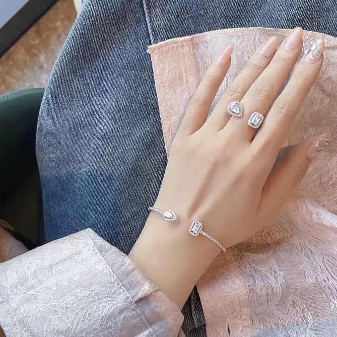 Hermès A1263 梅西卡 冰糖 水滴 开口戒指 独立设计师珠宝品牌