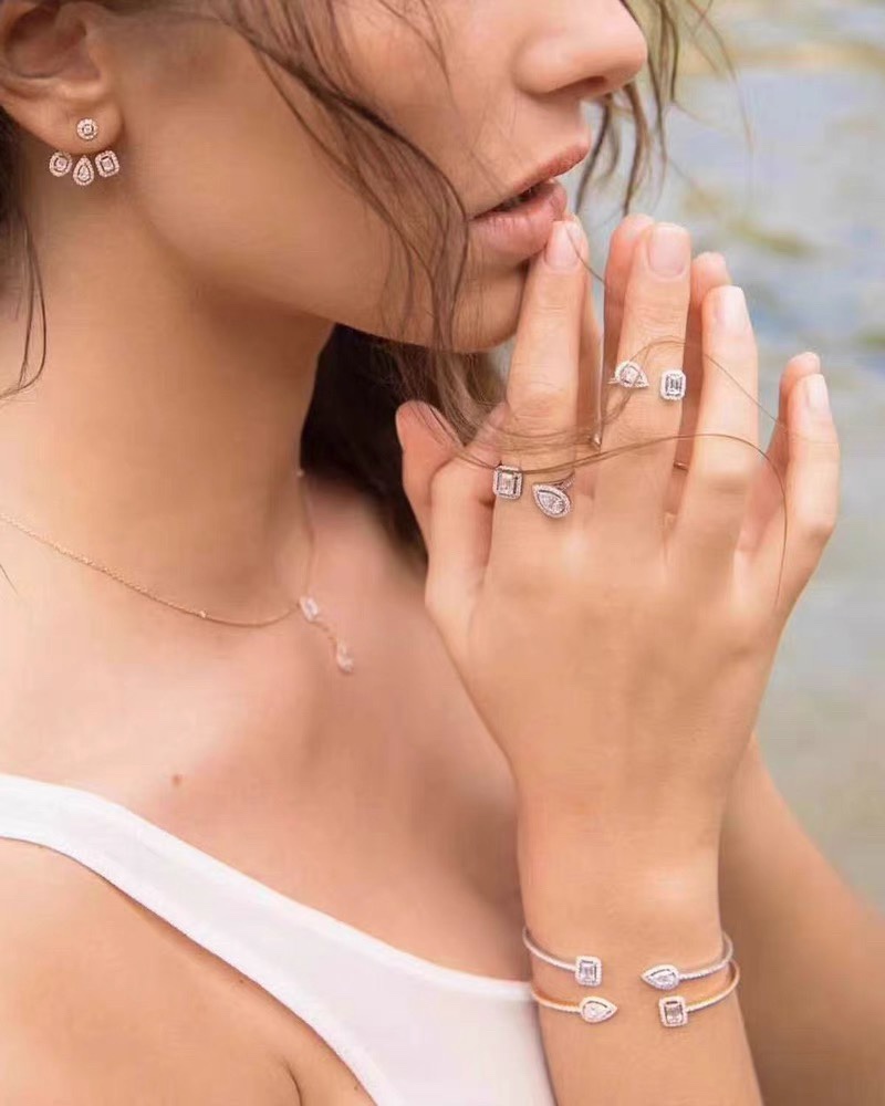 Hermès A1263 梅西卡 冰糖 水滴 开口戒指 独立设计师珠宝品牌