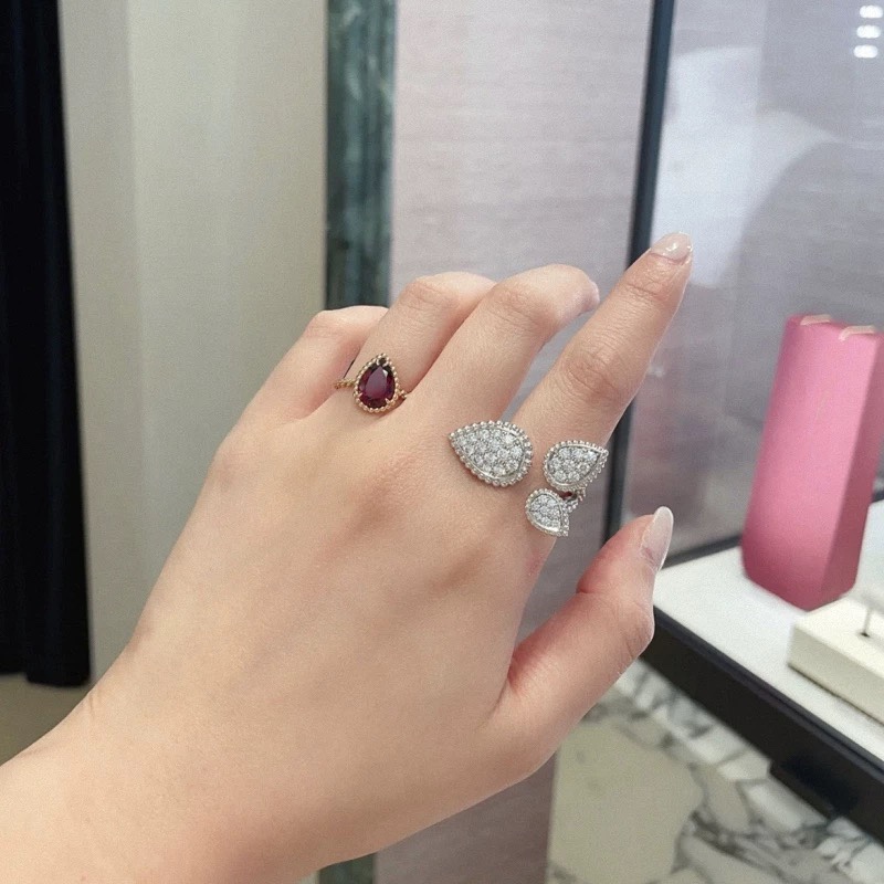 부쉐론 티어드롭 오픈 반지 63242 이미지 8