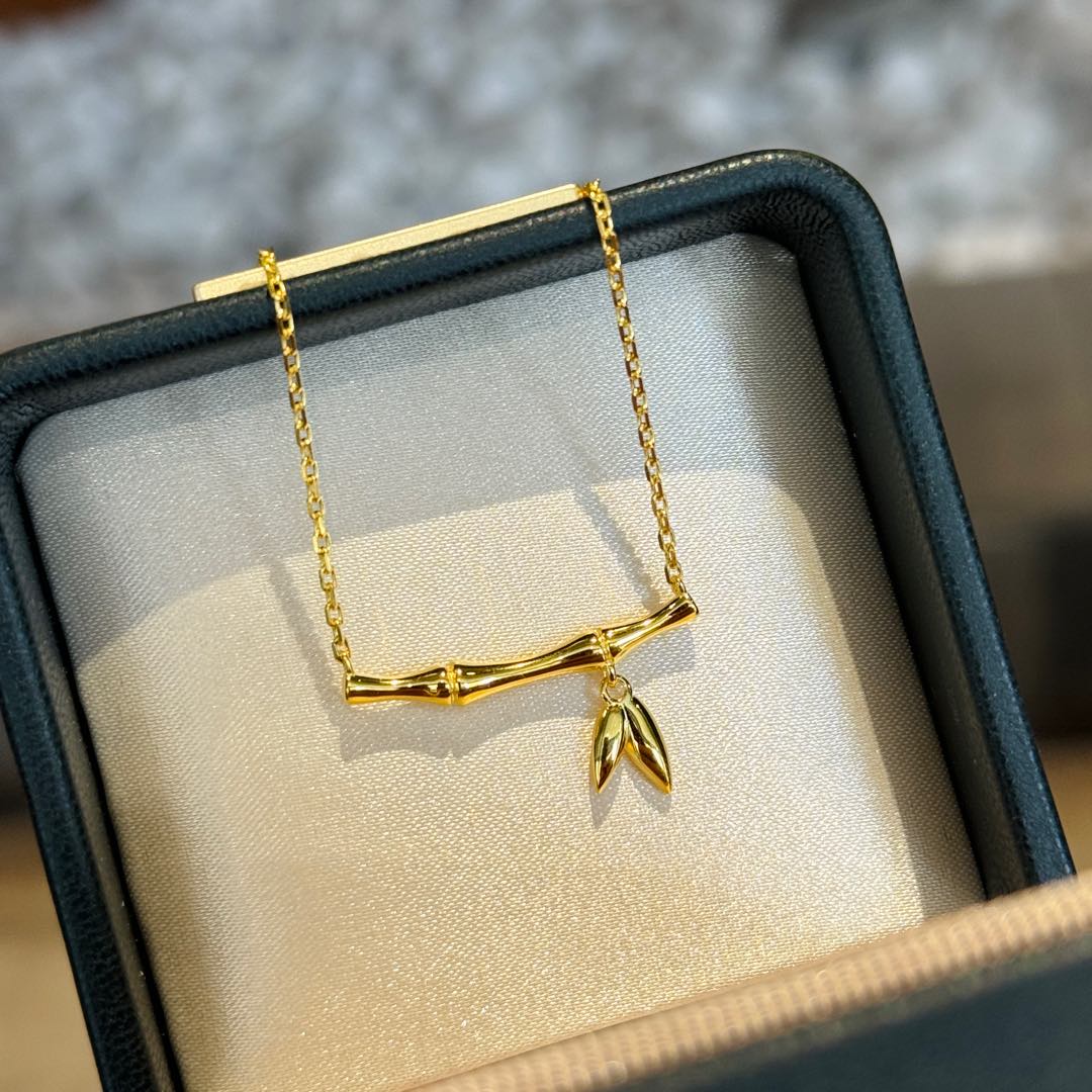 
A5278 👑中国风 潮流 竹节 项链 纯银高端定制 今年最流行的国潮风 通体S925 高端大气 送礼