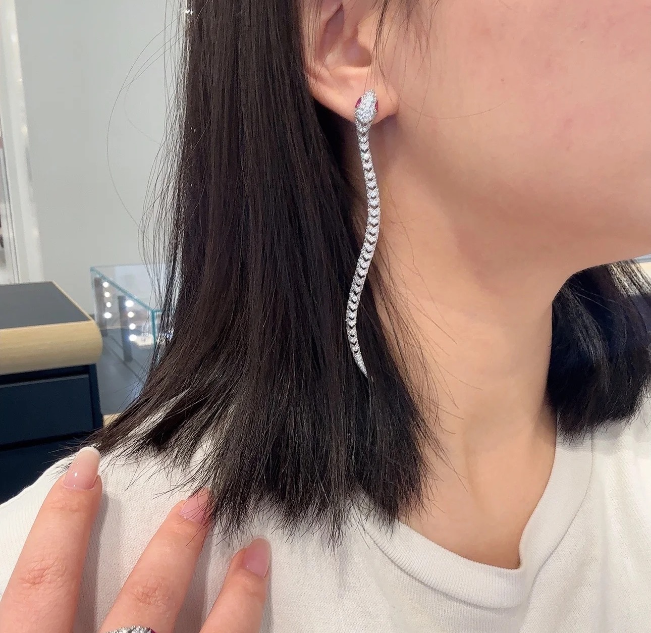 Hermès APM蛇年新款 蛇形 红宝石 红蛇镂空