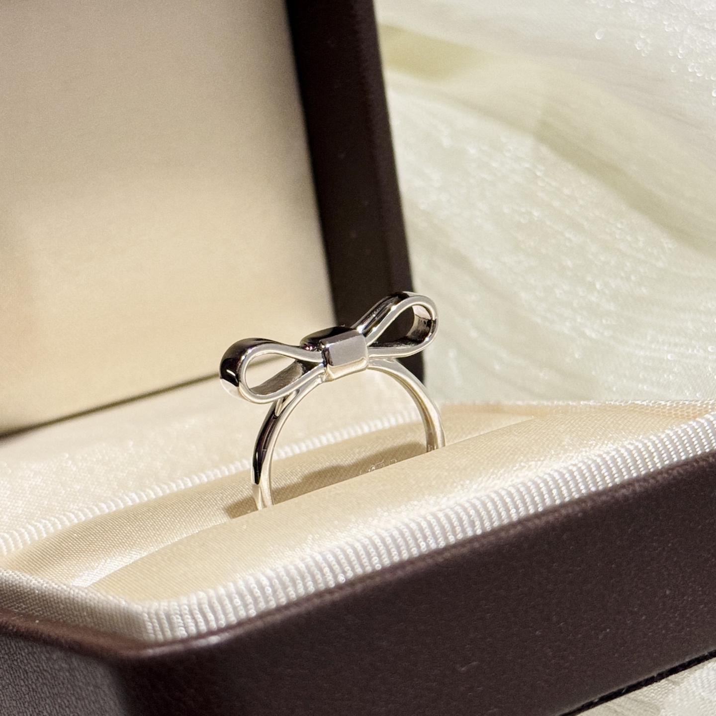 
A6147  ✨火爆小香风 小清新 蝴蝶结 光面戒指💍 高端定制 S925纯银材质 妥妥的明星名媛必备