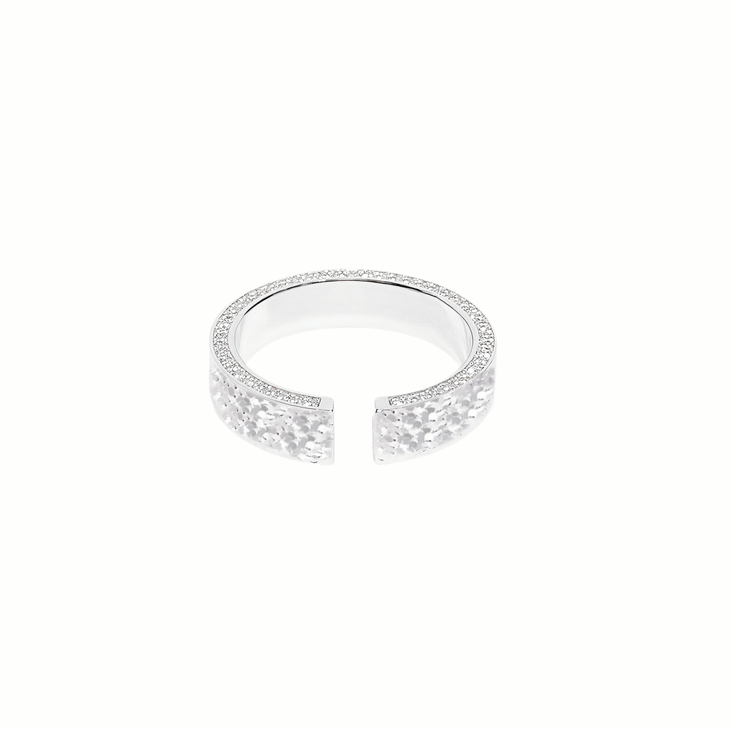 A5941 👑爆款 cnc 工艺 重工工艺 质感十足 碎碎冰 💍排钻 戒指 三面工艺精湛打造 将璀璨星空