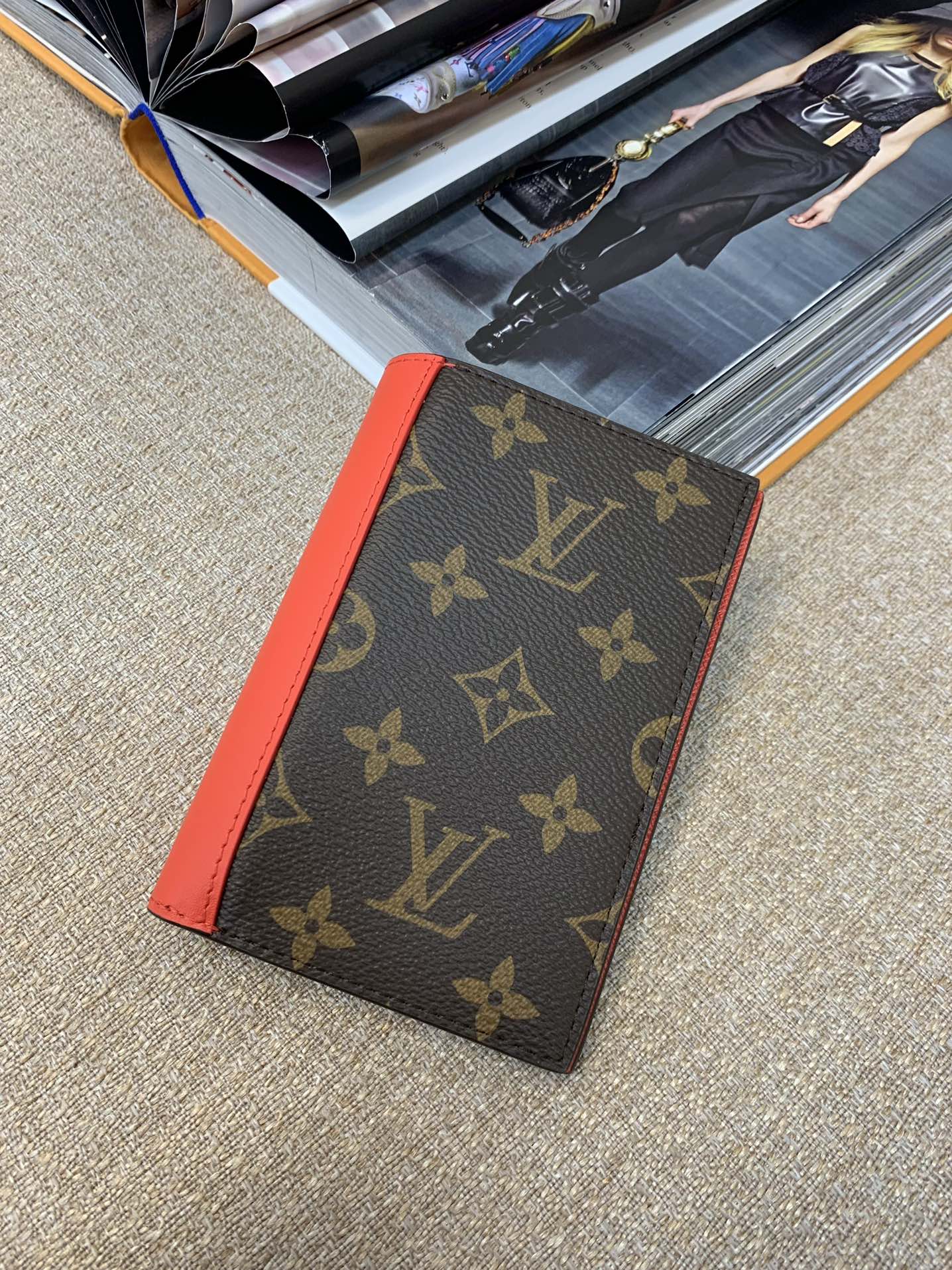 LV 財布 フルジップ レザートリム ゴールド金具 マルチコンパートメント 長財布-トップクオリティ