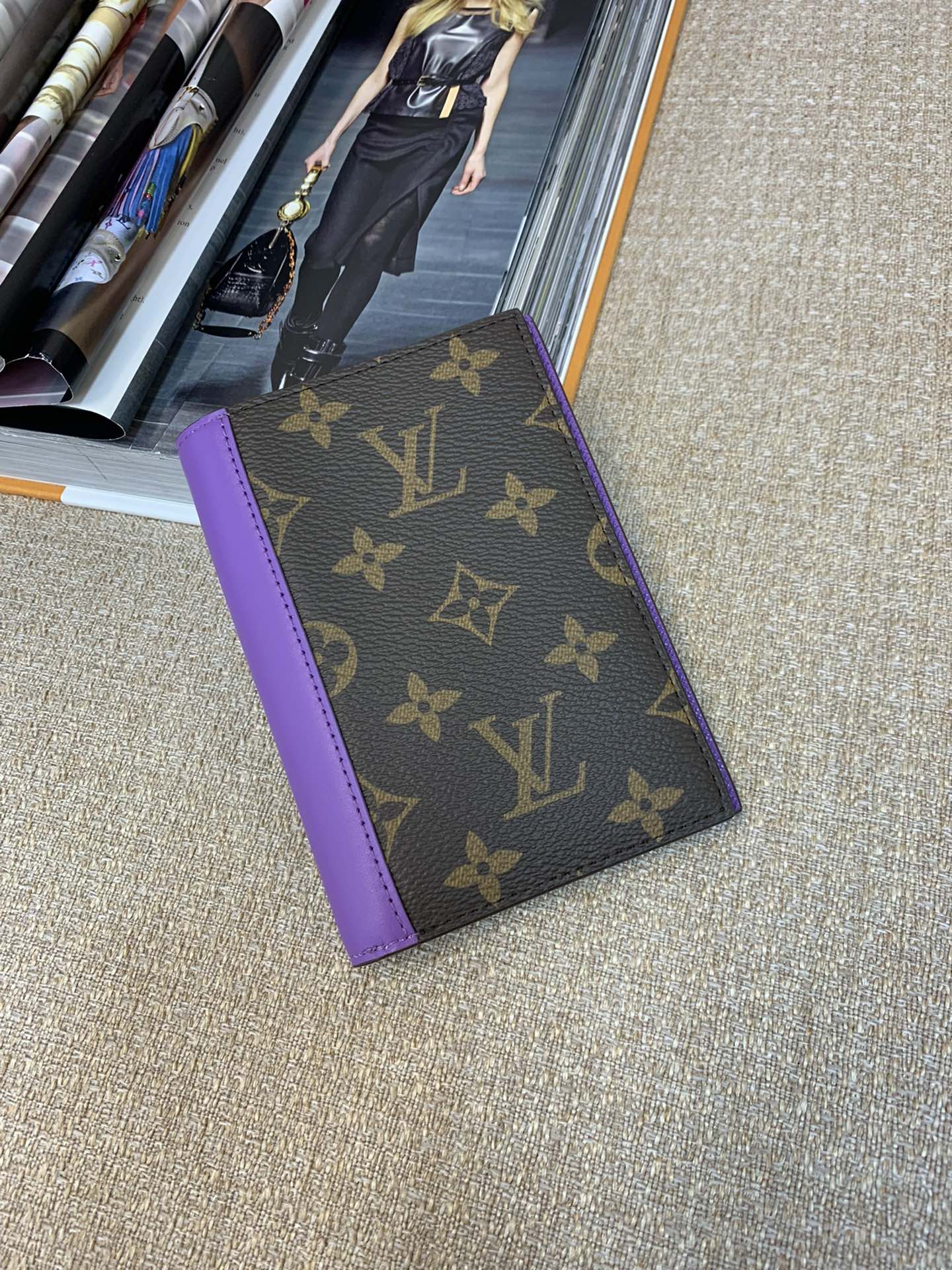 LV 財布 フルジップ レザートリム ゴールド金具 マルチコンパートメント 長財布-トップクオリティ