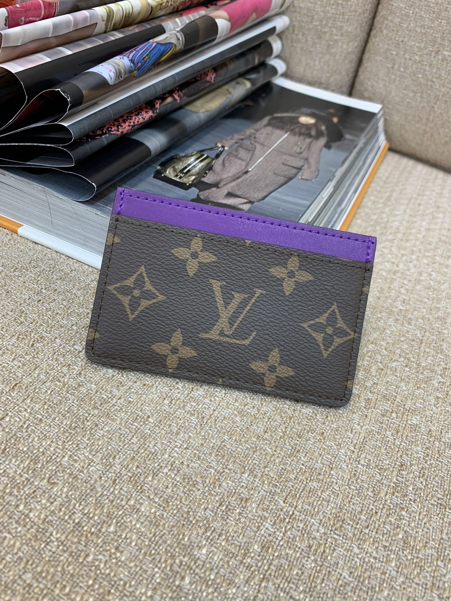 LV 財布 フルジップ レザートリム ゴールド金具 マルチコンパートメント 長財布-トップクオリティ