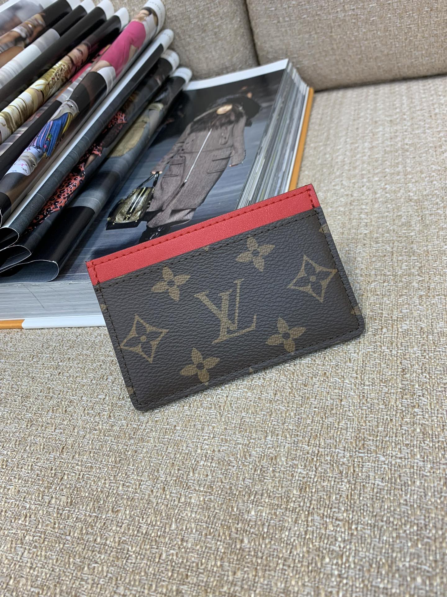 LV 財布 フルジップ レザートリム ゴールド金具 マルチコンパートメント 長財布-トップクオリティ
