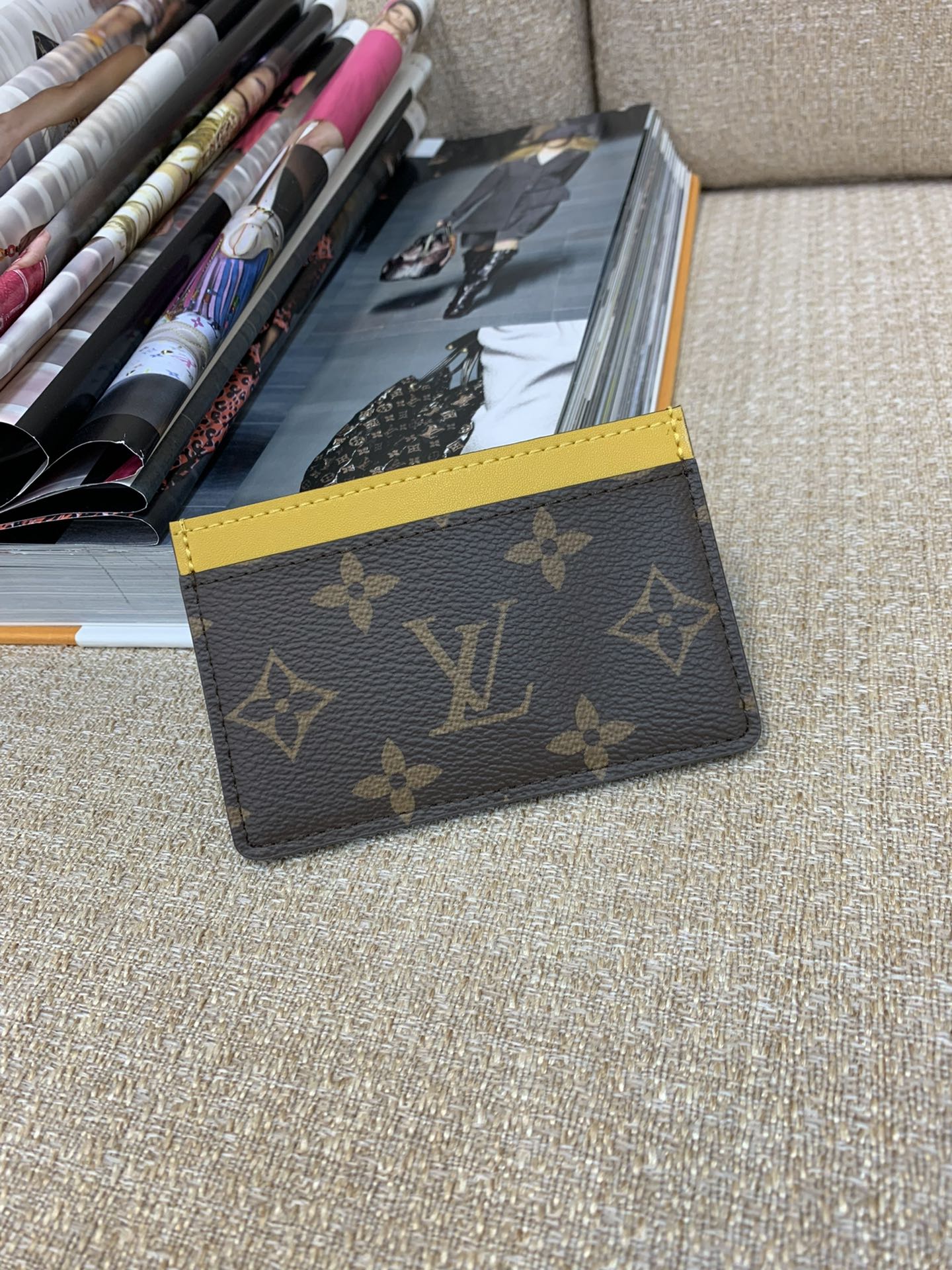 LV 財布 フルジップ レザートリム ゴールド金具 マルチコンパートメント 長財布-トップクオリティ
