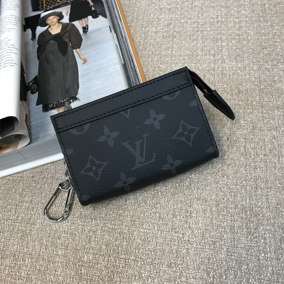 LV 財布 フルジップ レザートリム ゴールド金具 マルチコンパートメント 長財布-トップクオリティ