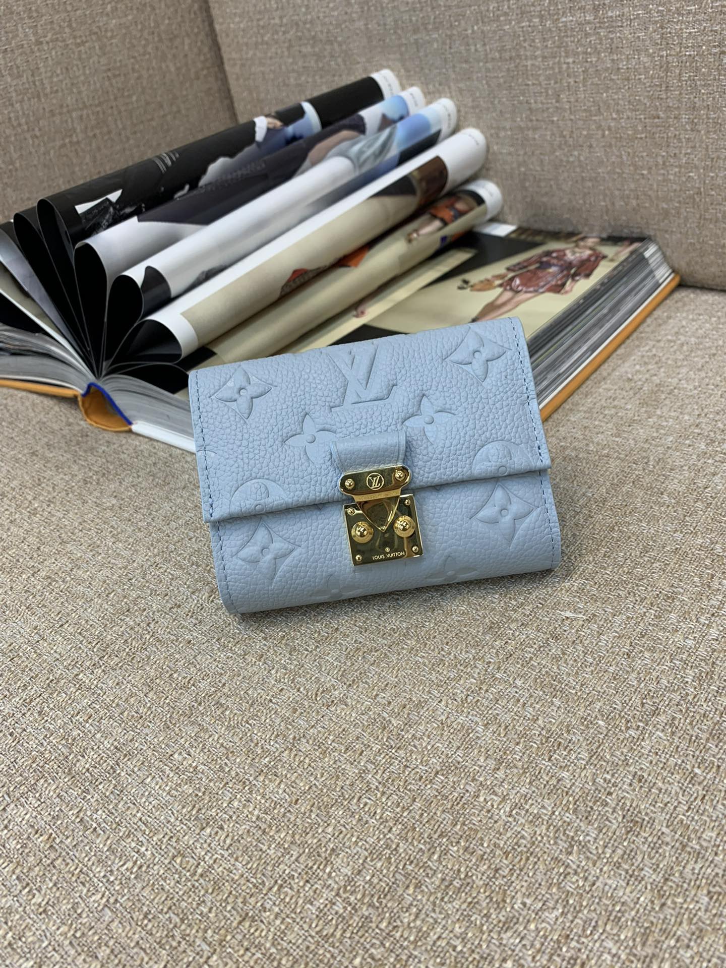 LV 財布 フルジップ レザートリム ゴールド金具 マルチコンパートメント 長財布-トップクオリティ