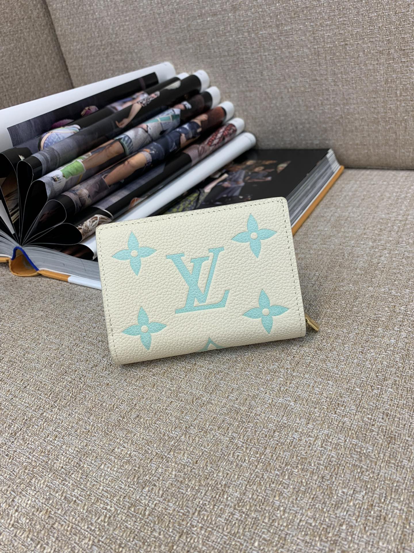 LV кашалёк поўная маланка скураная аздабленне залатая фурнітура шмат аддзяленняў доўгі кашалёк-топ якасць