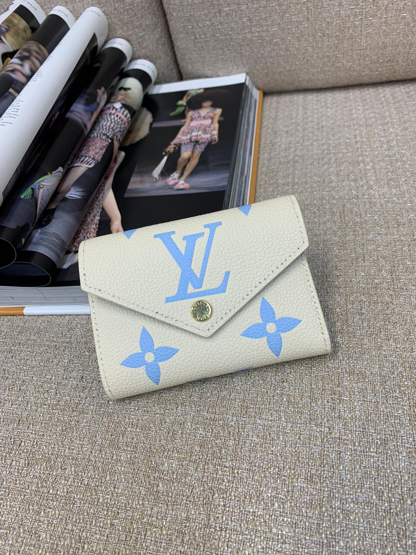LV кашалёк поўная маланка скураная аздабленне залатая фурнітура шмат аддзяленняў доўгі кашалёк-вышэйшая якасць
