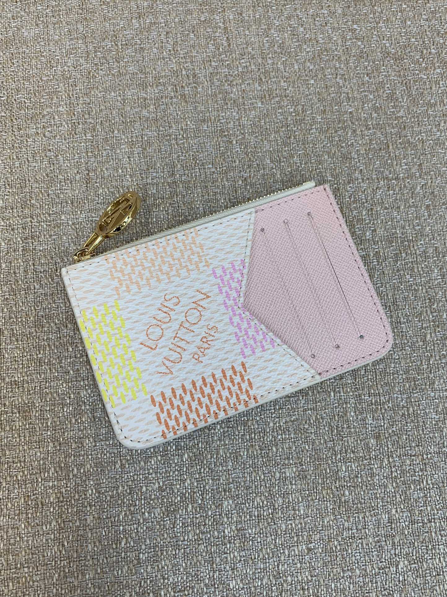 LV 財布 フルジップ レザートリム ゴールド金具 マルチコンパートメント 長財布-トップクオリティ