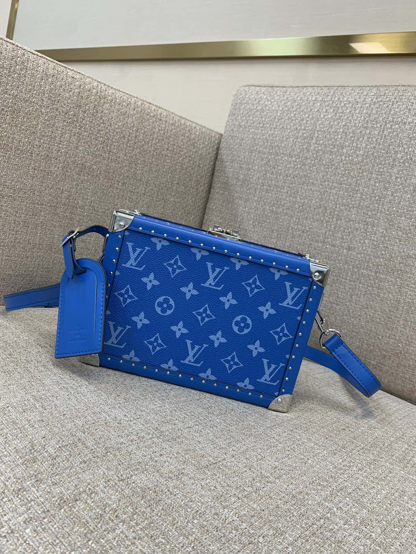 LV Clutch Box сумка Hardsided Taigarama серыя свежыя адценні клатч-вышэйшая якасць
