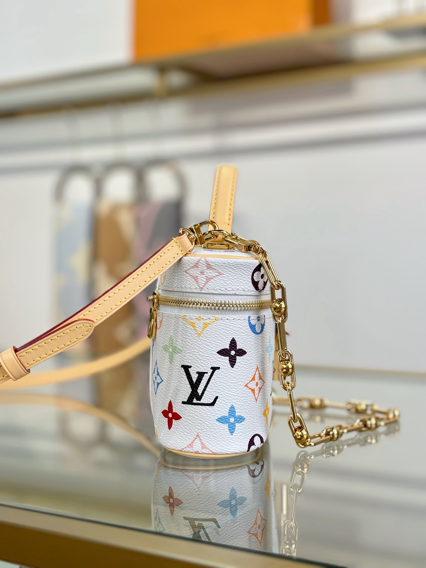 【特级MB芯片版原厂皮】
LV x TM VANITY CHAIN POUCH 手袋
型号：M13662