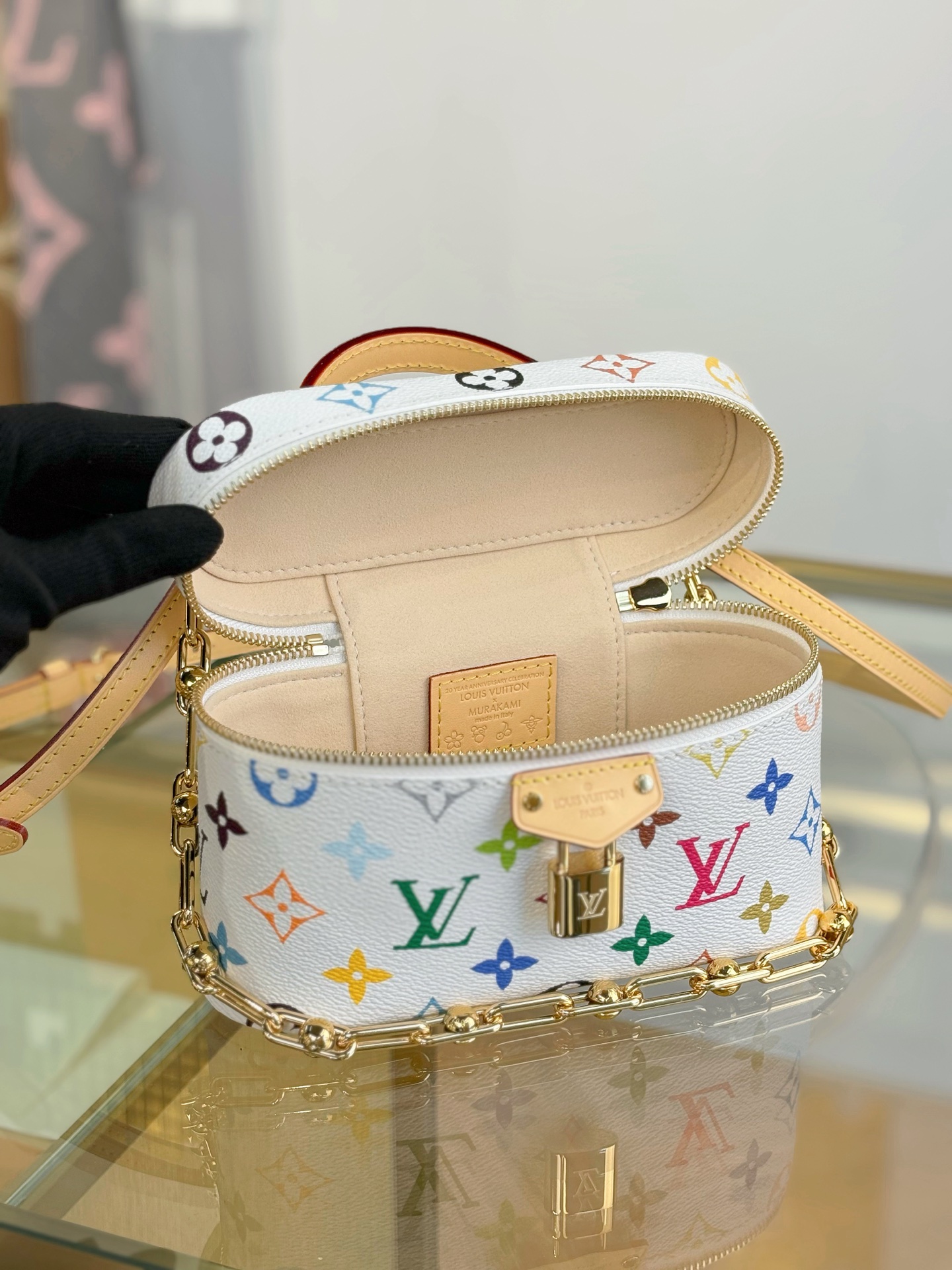 【特级MB芯片版原厂皮】
LV x TM VANITY CHAIN POUCH 手袋
型号：M13662