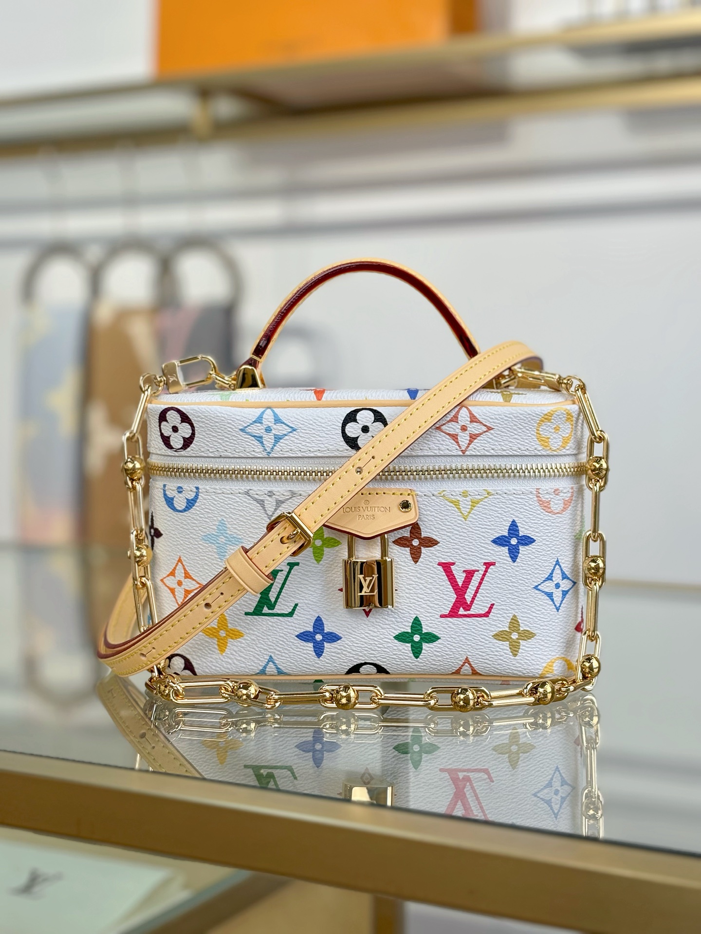 【特级MB芯片版原厂皮】
LV x TM VANITY CHAIN POUCH 手袋
型号：M13662