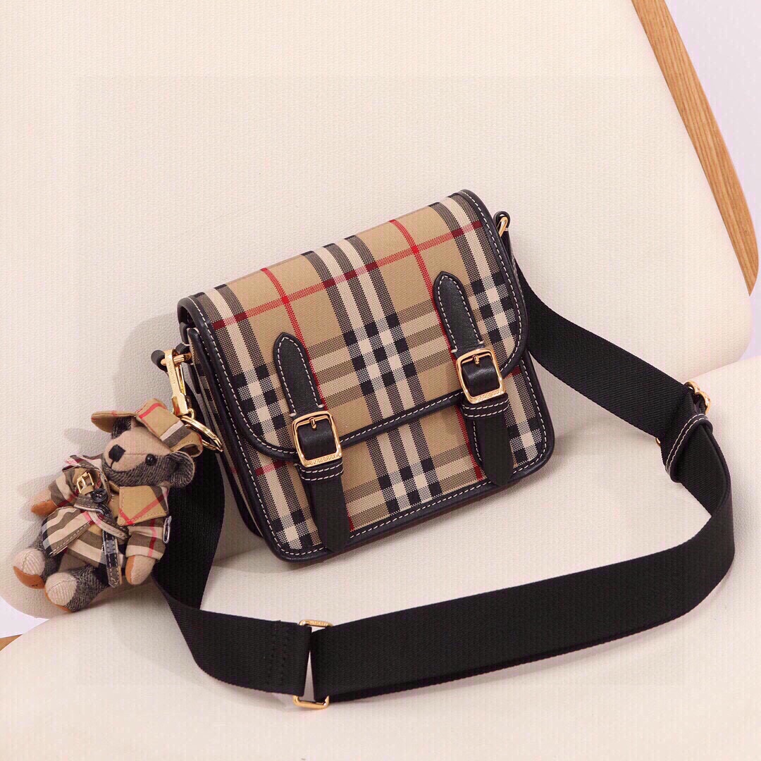 Perfect
 Burberry Tassen Messenger Tas Unisex Vintage Mini