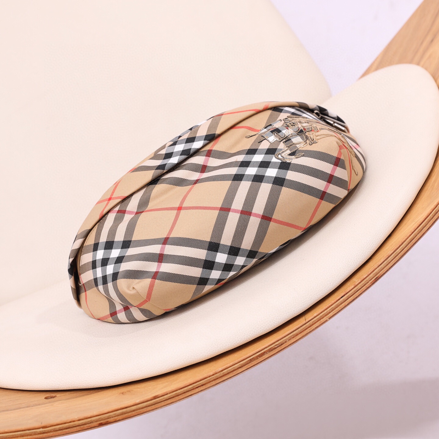 Burberry Belt Bag in Check Canvas with Leather Trim, Adjustable Strap 5 i1744688047040 509 0 3